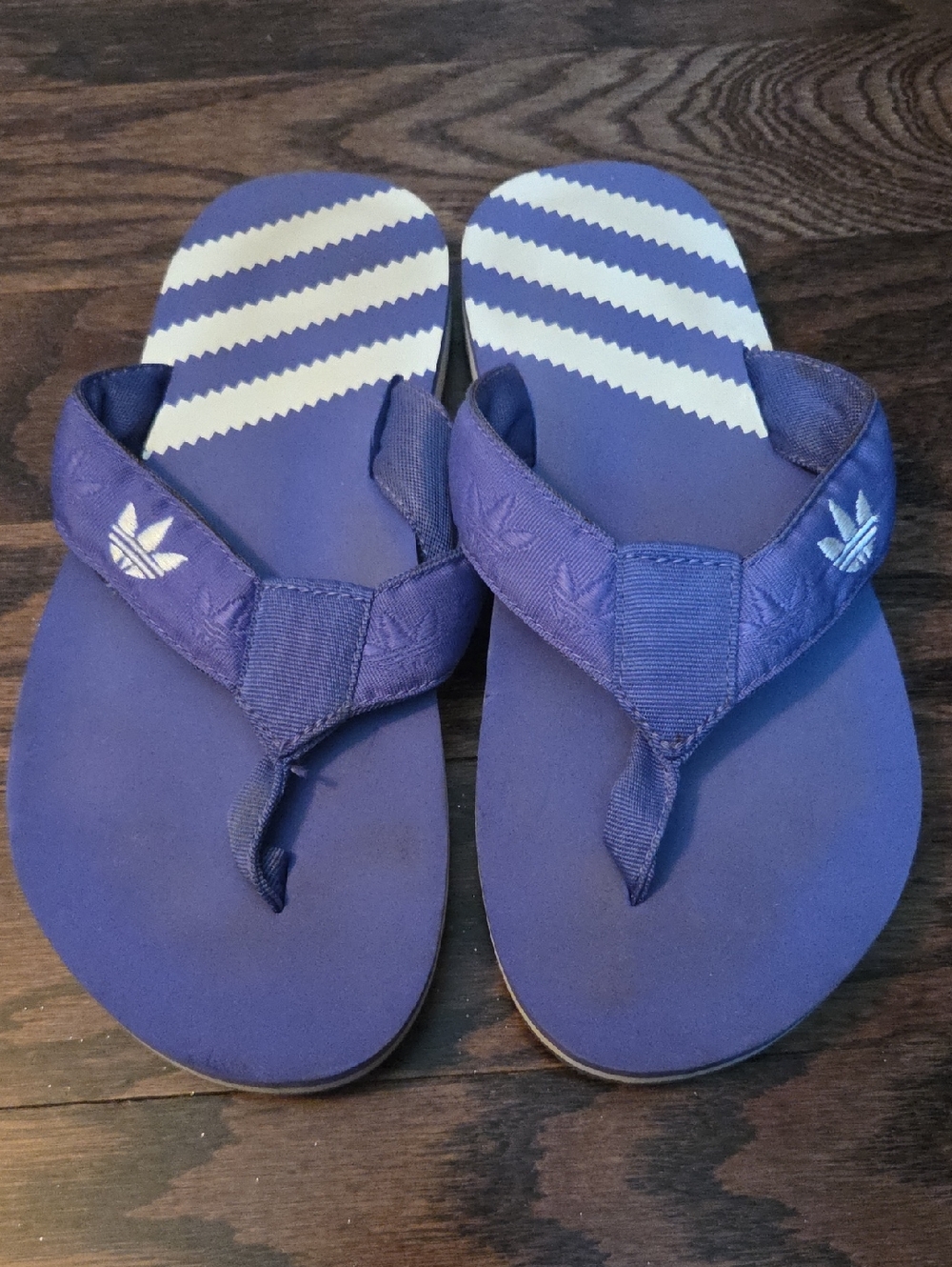 adidas Purple Flip Flops